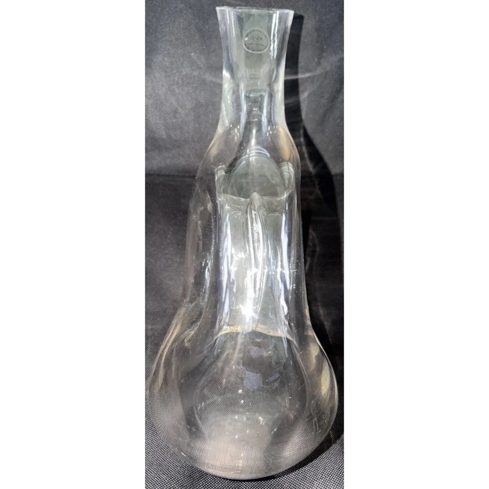 Lenox Tuscany Collection Classics Crystal 48 oz Pierced Tilted Wine Decanter